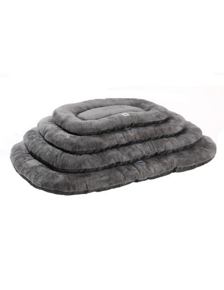 COUSSIN OVALE GRIS ANTIDERAPANT - couchage peluche