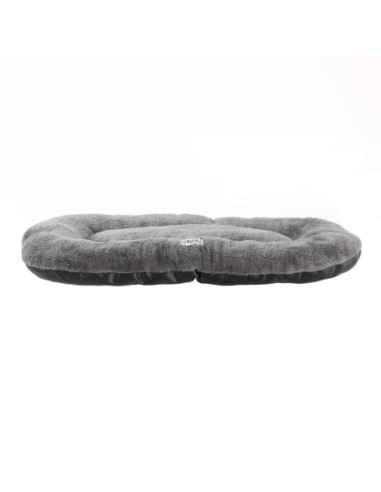 COUSSIN OVALE GRIS ANTIDERAPANT - couchage peluche