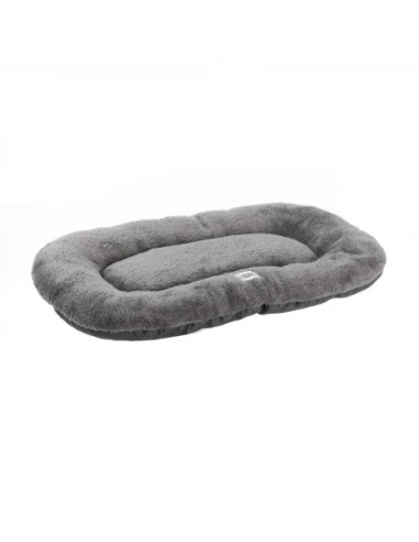 COUSSIN OVALE GRIS ANTIDERAPANT - couchage peluche