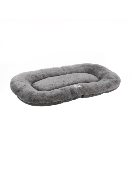 COUSSIN OVALE GRIS ANTIDERAPANT - couchage peluche