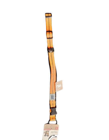 Collier réfléchissant Orange - Mon Ami Luki