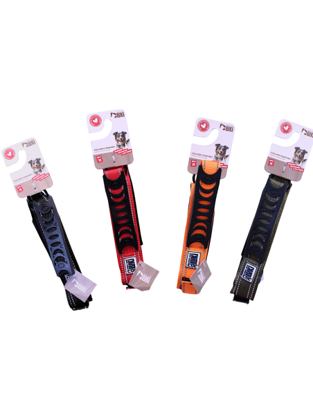 Collier réfléchissant avec poignet pour grand chien Taille M (34 à 44cm)