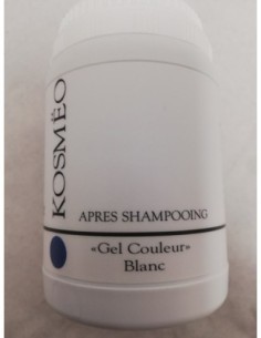 APRÈS SHAMPOOING : GEL COULEUR BLANC