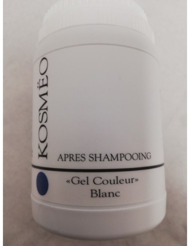 APRÈS SHAMPOOING : GEL COULEUR BLANC