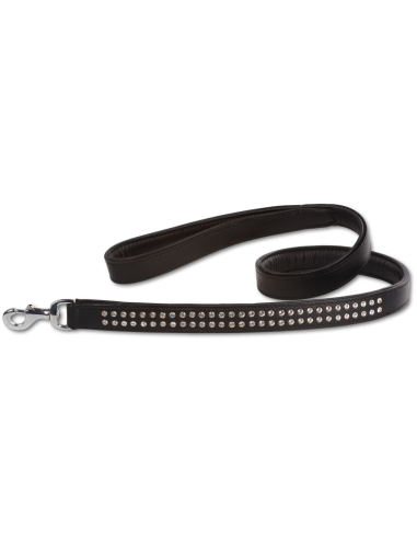 Laisse Doxtasy Swarovski Strass Extreme Black/White