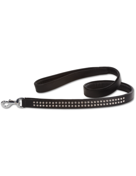 Laisse Doxtasy Swarovski Strass Extreme Black/White