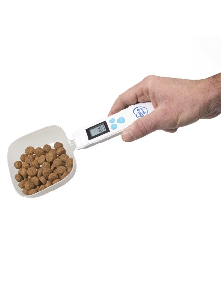 Smart scoop blanc balance et pelle réunies 26.5 x 10.5 x 3.5cm