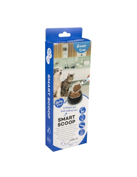 Smart scoop blanc balance et pelle réunies 26.5 x 10.5 x 3.5cm