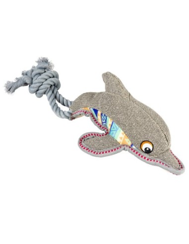 Canvas dauphin gris - jouet pour chien