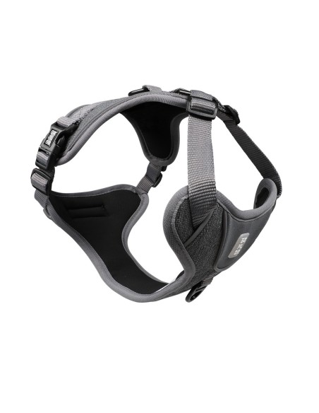 Harnais ultimate safety gris reflective pour chien