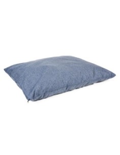 Coussin textura bleu