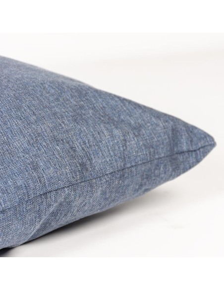 Coussin textura bleu