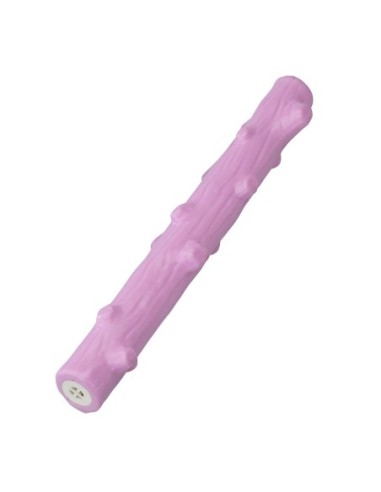 Rubber stick rose avec goût fraise - jouet pour chiens