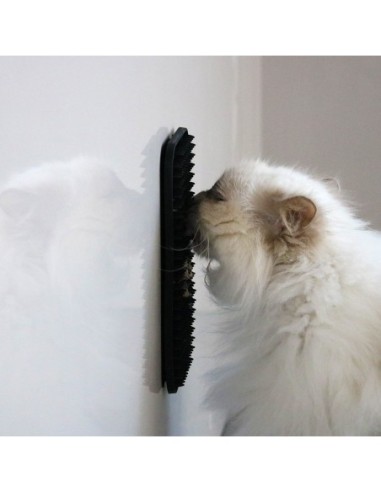 LEX - Tapis de léchage avec picots noir pour chat et petit chien - DUVO +