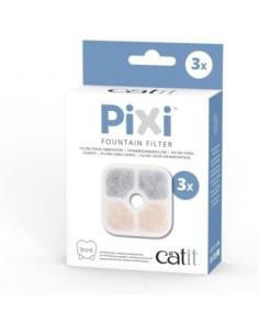 Lot de 3 filtres pour fontaine à eau Catit PIXI 2