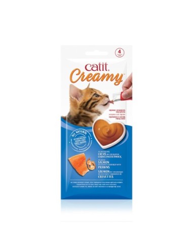 CA creamy line-caught thon 4x10g pour chat