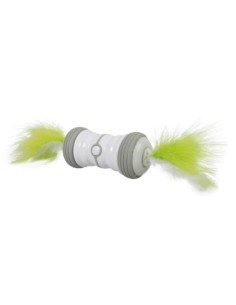 Jouet électronique pour chats - Double spinner blanc/vert