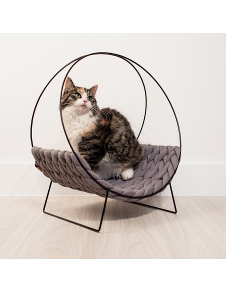 Quincy lit pour chats gris
