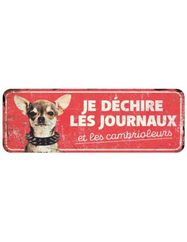 Panneau d'avertissement chihuahua