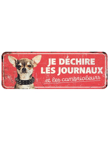 Panneau d'avertissement chihuahua