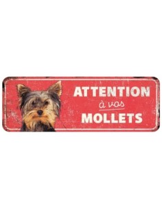 Panneau d'avertissement terrier