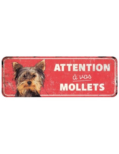 Panneau d'avertissement terrier