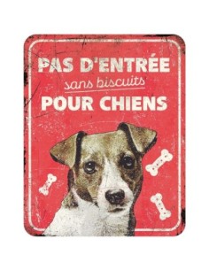 Panneau d'avertissement jack russel