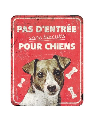 Panneau d'avertissement jack russel