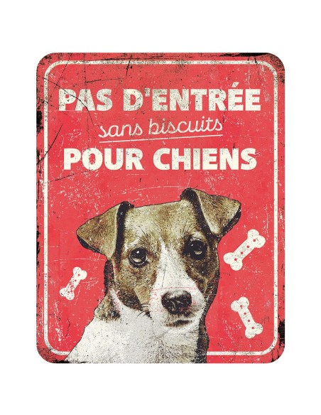 Panneau d'avertissement jack russel