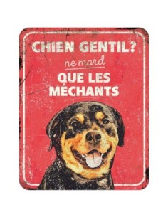 Panneau d'avertissement rottweiler