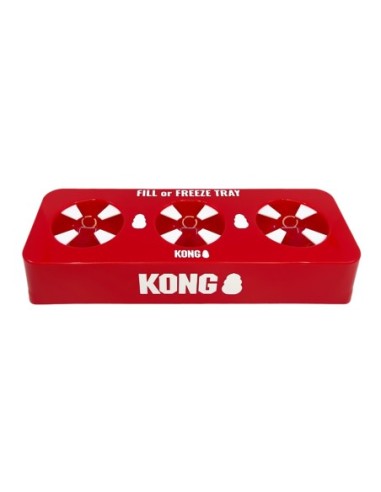 Plateau de remplissage ou de congélation KONG fill or freeze tray rouge