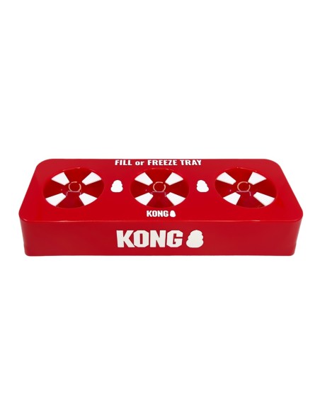 Plateau de remplissage ou de congélation KONG fill or freeze tray rouge
