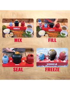 Plateau de remplissage ou de congélation KONG fill or freeze tray rouge 2