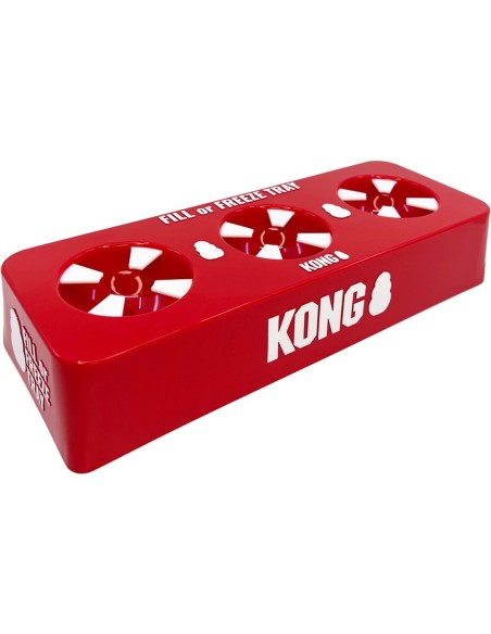 Plateau de remplissage ou de congélation KONG fill or freeze tray rouge