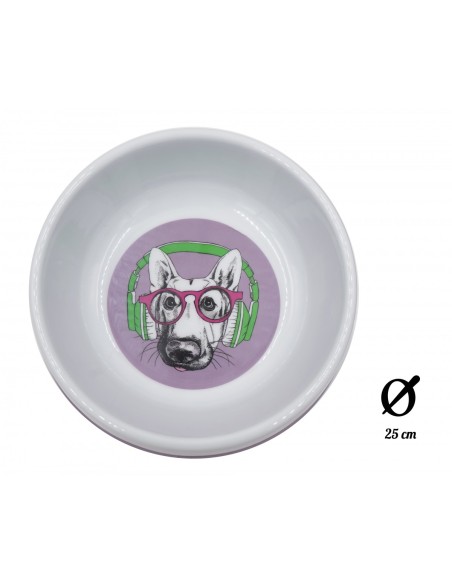 AIME Gamelle en mélamine antidérapante pour chien - 1200ml