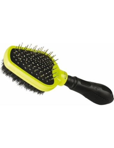 Brosse double Furminator® - Brosse 2 en 1 pour le soin de la fourrure et de la peau