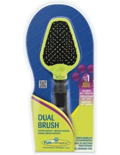 Brosse double Furminator® - Brosse 2 en 1 pour le soin de la fourrure et de la peau 2