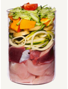 Terra Canis SENIOR poulet avec concombre, potiron et herbes médicinales pour chien 2