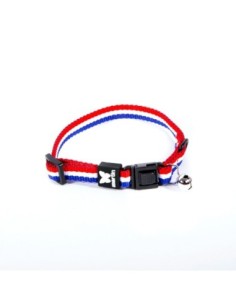 Collier tricolore pour chat