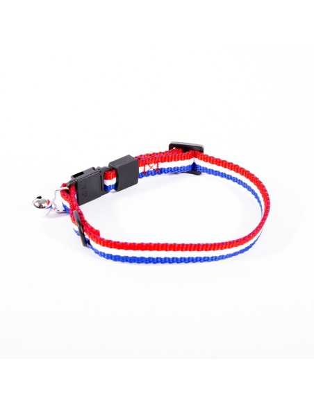 Collier tricolore pour chat