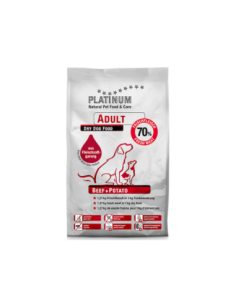 Croquettes au Boeuf pour Chien Adulte - Platinum 1,5Kg