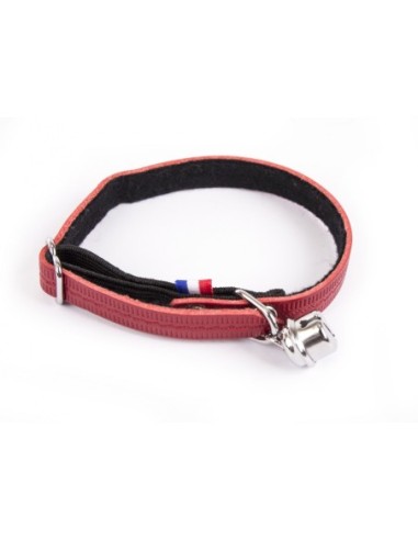 COLLIER CHAT EN CUIR FARANDOLE