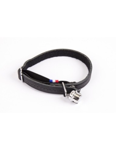 COLLIER CHAT EN CUIR FARANDOLE