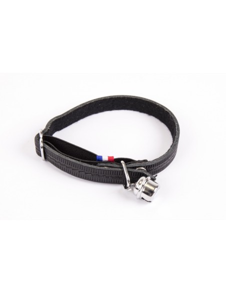 COLLIER CHAT EN CUIR FARANDOLE