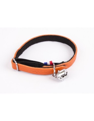 COLLIER CHAT EN CUIR FARANDOLE