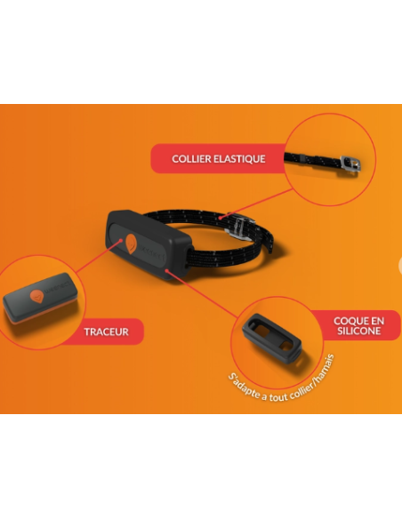 Collier GPS pour chat - Weenect XS - blanc ou noir