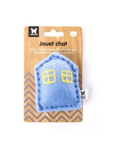 Jouet Maison bleue Pour Chats - Collection Feutrine