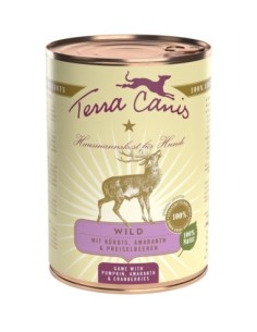 Terra Canis classic gibier à la courge, à l’amarante et aux airelles - Nourriture humide pour chien