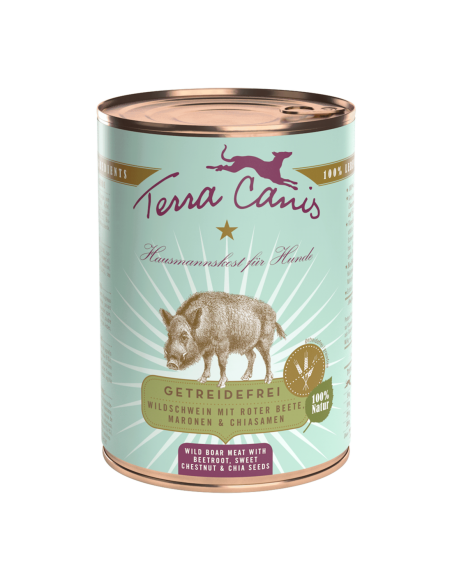 Terra Canis sans céréales sanglier - Nourriture humide pour chien