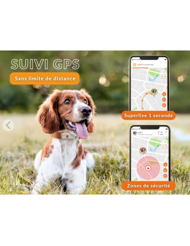 Collier GPS pour petit chien- Weenect XS - blanc ou noir